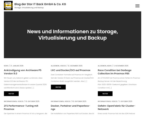 Blog der Stor IT Back Blog der Stor IT Back