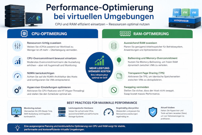 Performance-Optimierung-Virtualisierung CPU und RAM