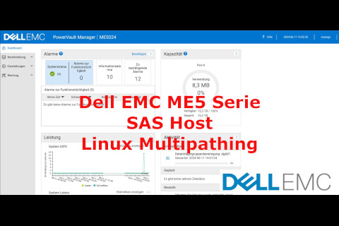 Dell EMC ME5 Serie SAS Host und Linux Multipathing