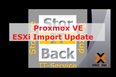 Proxmox Import VMware Update